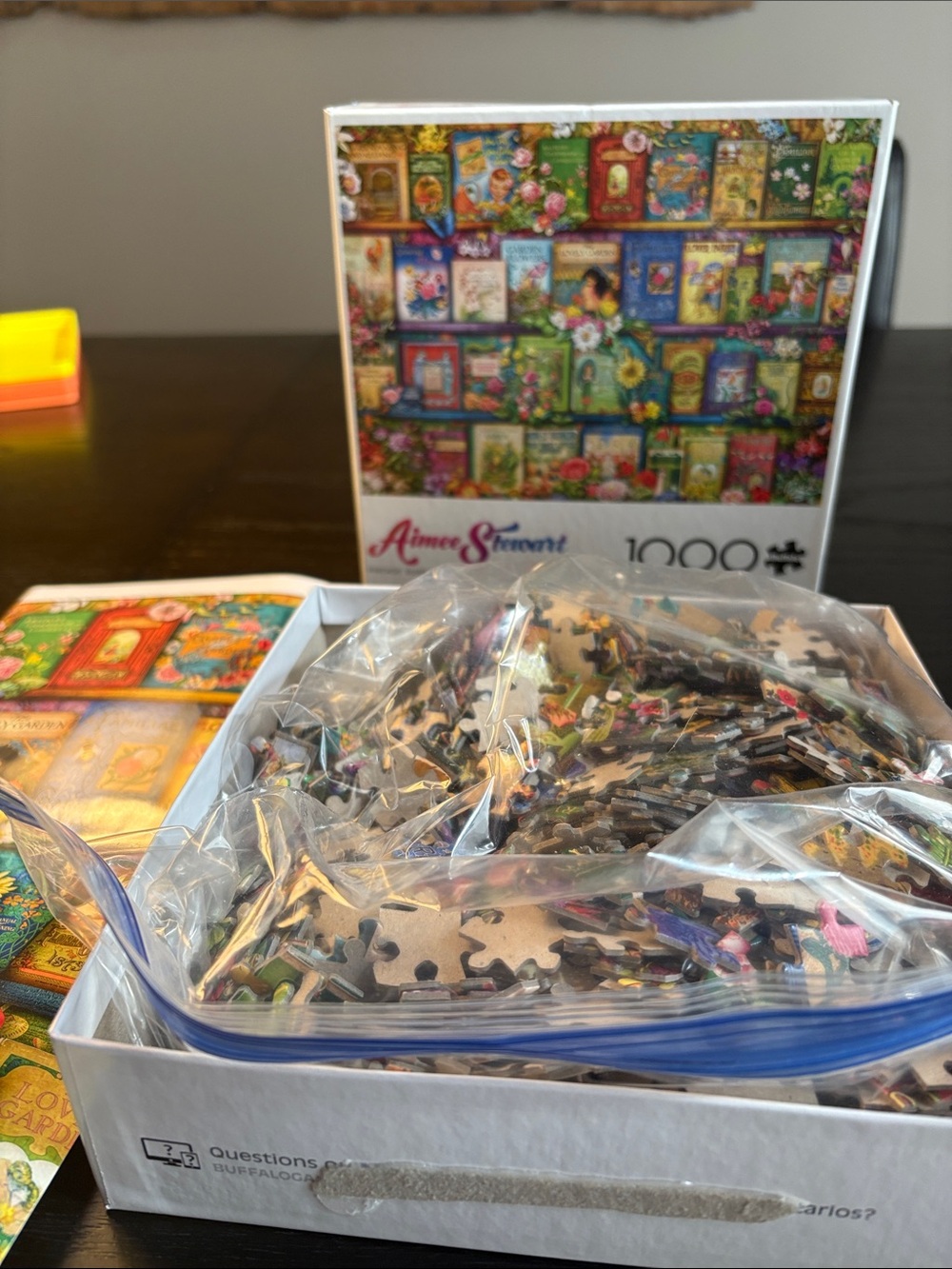 Lot. of TWO (2) Gorgeous Buffalo Games Aimee Stewart Jigsaw Puzzles 1,000 pieces - Picture 8 of 11
